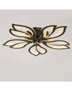 Люстра с ПДУ 71107/5BK LED 130Вт 3000-6000К диммер черный 64х64х10 см Bayerlux