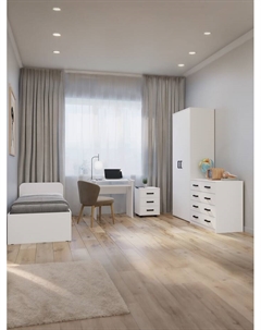 Шкаф двухстворчатый распашной «», 810×500×2100 мм, цвет белый Клик мебель