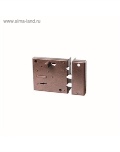 Замок накладной «» БИФ-0090×3 ЗД, 100×105×18 мм, 3 ключа Симеко
