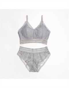 Комплект женский (топ, трусы) цвет серый, размер 42-44 Collorista
