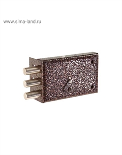 Замок накладной «» ЗНС-5 Соболь 131, 130×80×24 мм, 3 ключа Senat