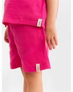 Шорты из муслина для девочек, рост 116 см, розовые Kaftan