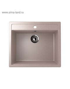 Мойка кухонная Ulgran U104-302, 560×495 мм, песочная