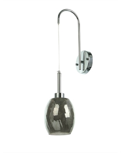 Бра «Кейти» 1×40 Вт Е27 серебро 23×14×47+80 см Bayerlux