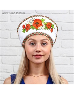 Кокошник «Маки» Страна карнавалия