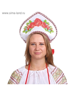 Кокошник «Розы с незабудками» Страна карнавалия