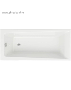 Ванна акриловая Cersanit Lorena 160×70 см, без ножек, каркаса и панели, ультра, белая