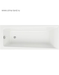 Ванна акриловая Cersanit Lorena 170×70 см, без ножек, каркаса и панели, ультра, белая