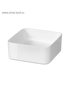 Раковина встраиваемая Cersanit CREA 35, SQUARE, на столешницу, белый
