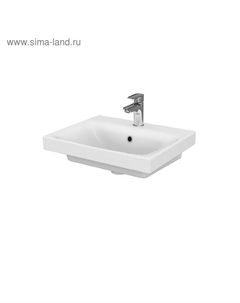 Раковина встраиваемая Cersanit MODUO 50, с 1 отверстием под смеситель, белый