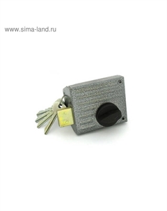 Замок накладной Димитровград «» ЗН1-2 (1-6), цвет серебро Zenit