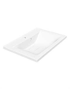 Раковина Paola Elegante, полувстраиваемая, 65 см, прямоугольная