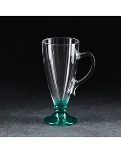 Кружка «Яркость», 250 мл, стекло, цветное дно Декостек