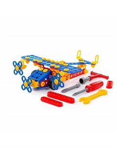 УЦЕНКА (в пакете) Конструктор «Изобретатель. Самолёт №2», 144 элемента Полесье