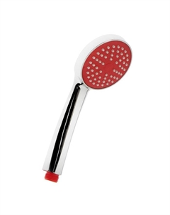 Лейка для душа Accoona A334N, 1 режим, красная