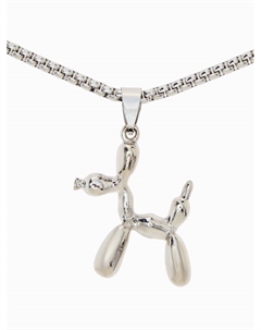 Кулон на цепочке «Собачка», из воздушных шаров, цвет серебро, 70 см Qf