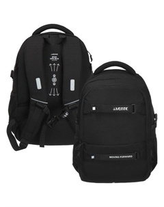 Рюкзак молодежный 44×30×20, эргономичная спинка, Moving Forward 19L, Black, 7032412 Devente