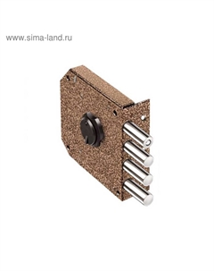 Замок накладной «»,1.05.51.5.5 (072Н), Базальт, без ответной планки, 5 ключей Эльбор