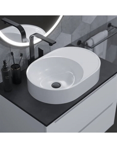 Раковина накладная Uperwood Luna 50 см, овальная