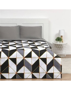 Покрывало евро "Абстракция" 200х210±5см, 100% полиэстер, 190гр/м2 Экономь и я