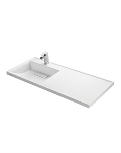 Раковина AQUATON Лондри 1050 белая левая 1A72833KLH01L Aquaton