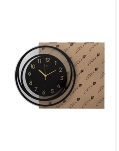 Часы настенные, интерьерные "Спираль 2", бесшумные, d-39 см, АА Рубин