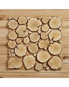 Панно из можжевельника 52×52 см Добропаровъ