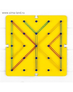 Геоборд «Ассорти» 19 × 19 см Woodland toys