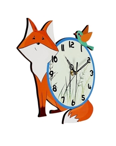 Часы настенные интерьерные "Лиса", 24 х 24.5 см Соломон