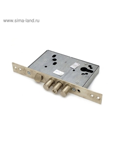 Замок врезной «» Лазурит 1.01.27.0.0, с защелкой, б/о, под ц/мех, м/о 85, цвет никель Эльбор