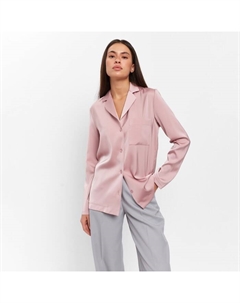 Блуза женская шелковая : Classic Collection, размер 50, пыльная роза Mist