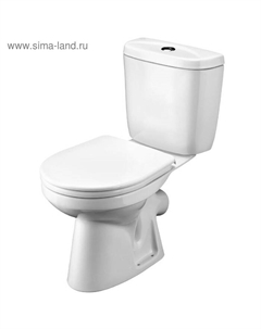 Унитаз компакт Santek «Анимо» косой, 1-реж арматура, сиденье полипропилен