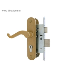 Замок врезной Д-град «Зенит» ЗВ4-3.02, с ручками, м/о 55, цвет золото Зенит химмаш