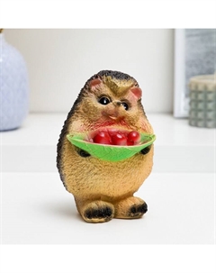 Копилка для денег «Ежик с ягодами», 16 см Хорошие сувениры