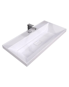 Раковина Uperwood Classic New 100 см, с декоративной крышкой для слива