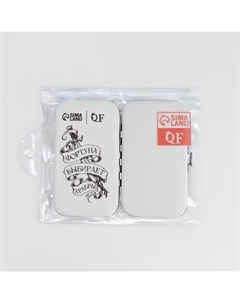 Набор маникюрный «Фортуна», 6 предметов, в футляре, чёрный, белый Qf