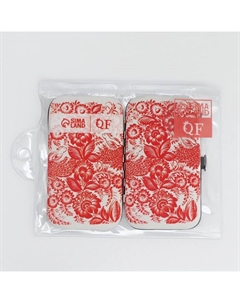 Набор маникюрный «Роспись», 6 предметов, в футляре, красный, белый Qf