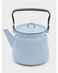 Чайник, 3.5 л, эмалированная сталь, серо-голубой Сибирские товары