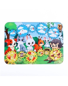 Набор шестерёнок «Кто что ест?» Лесная мастерская