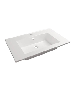 Раковина Paola Parma, полувстраиваемая, 75 см, прямоугольная
