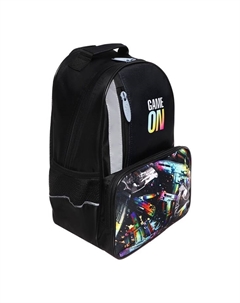 Рюкзак школьный, эргономичная спинка, 37×26×13 см, Game on Calligrata