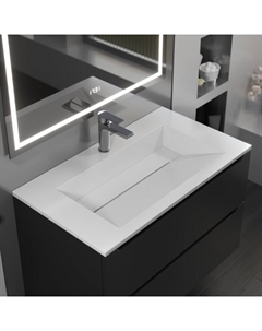 Раковина полувстраиваемая Uperwood Next 80 см, прямоугольная, белая