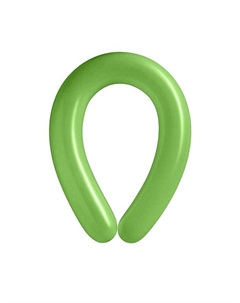 Воздушные шары для моделирования 125 см, d=7.5 см, 100 шт., макарунс, зелёные Neotex co