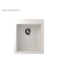 Мойка кухонная Ulgran U404-331, 495 х 420 мм, цвет белый