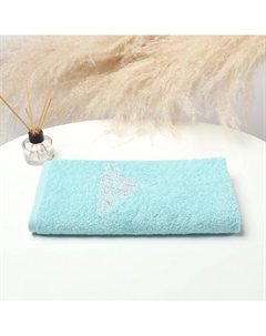 Полотенце махровое Italiano, 50х90см, цвет голубой, 420г/м, хлопок Дм