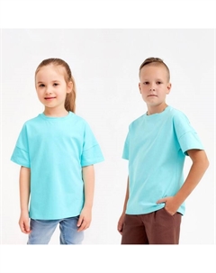 Футболка детская :Basic line kids цвет голубой, рост 98 Minaku
