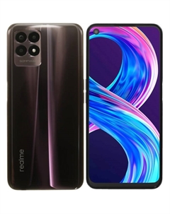Смартфон Realme 8i, 6.6", LCD, 2 sim, 4 Гб, 64 Гб, 50 Мп, 16 Мп, 5000 мАч, NFC, черный