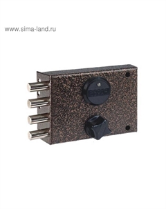 Замок накладной «», ЗНС3-6, 260, без ответной планки, 3 ключа Senat