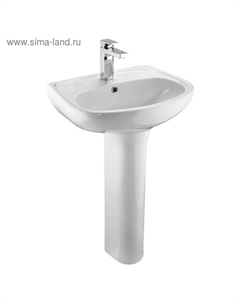 Раковина Santek «Анимо-50» c отверстием под смеситель, с пьедесталом