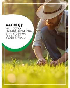 Газонная травосмесь «Детский» 5 кг Поспелов